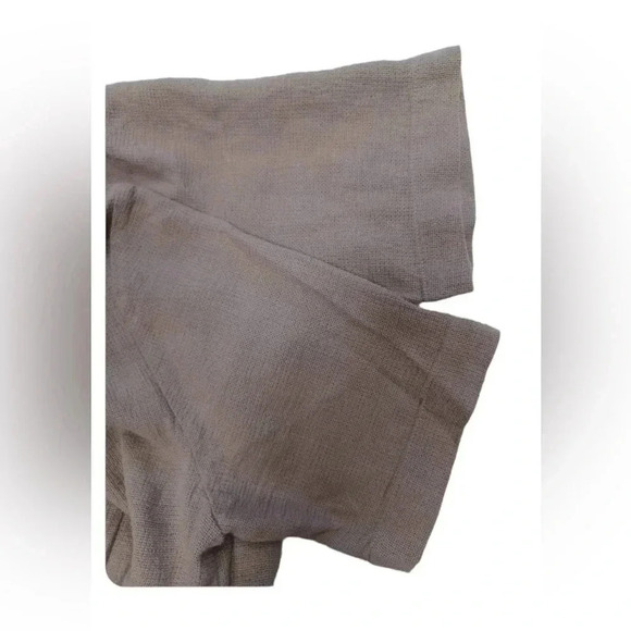 Oak + Fort Short Sleeve Midi Light Brown Dress  Size Medium - Picture 5 of 7